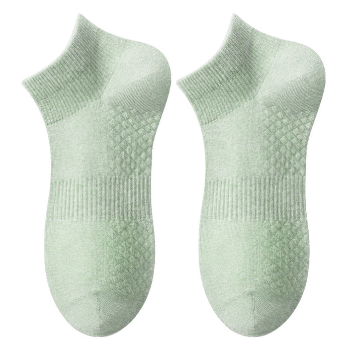 Wholesale Cotton yarn boat socks breathable short socks