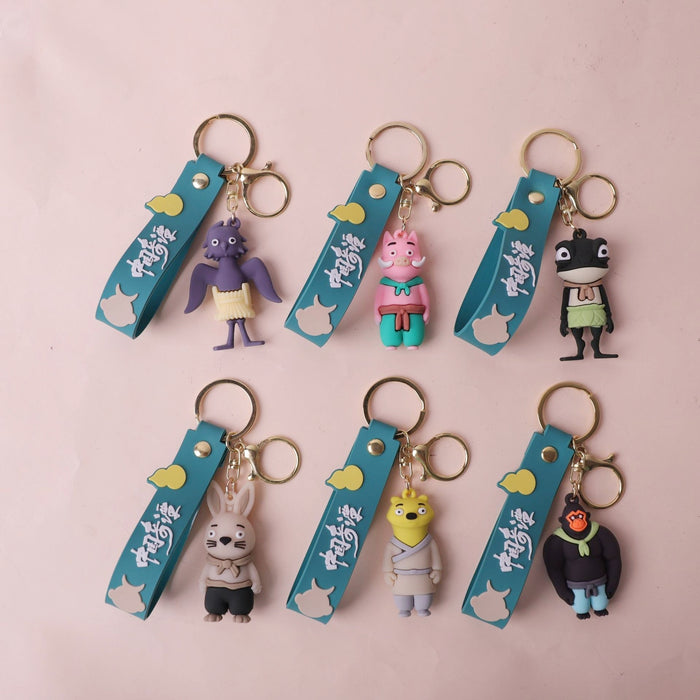 Wholesale Soft Rubber Doll Car Pendant Keychain