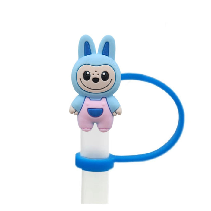 Wholesale 10pcs Creative cartoon straw cover