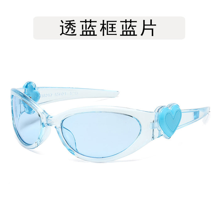 Wholesale Love Sunglasses Millennium Style Peach Heart Spicy Girl Glasses Sunglasses