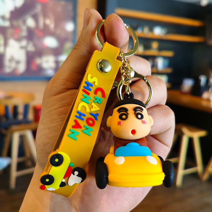 Wholesale Rubber Cartoon Doll Keychain JDC-KC-Tingm185