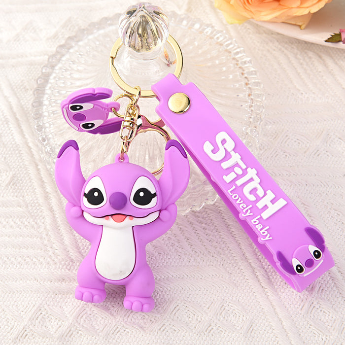 Wholesale Star Baby Keychain Doll Creative Cute Pendant Silicone Keychain Pendant