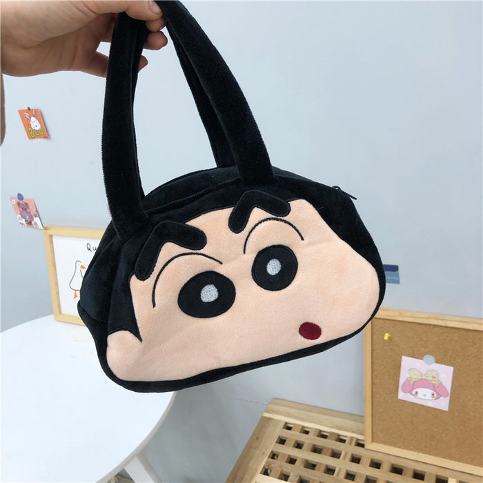 Wholesale Sweet Cartoon Mini Casual Versatile Single Shoulder Bag Unique Soft Plush Handbag Ladies Tote Bag