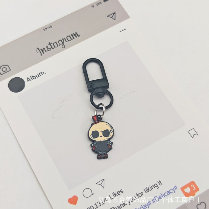 Wholesale Cartoon Doll Pendant Keychain Metal Fashion Doll Couple Bag Ornament Gift