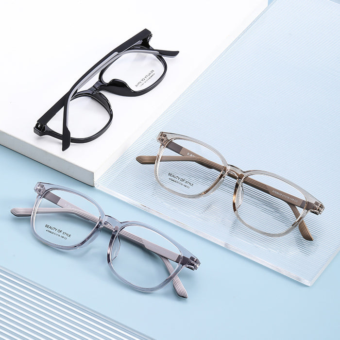 Wholesale New Fashionable Box Optical Frame Glasses Flat Mirror Interchangeable Myopia Glasses