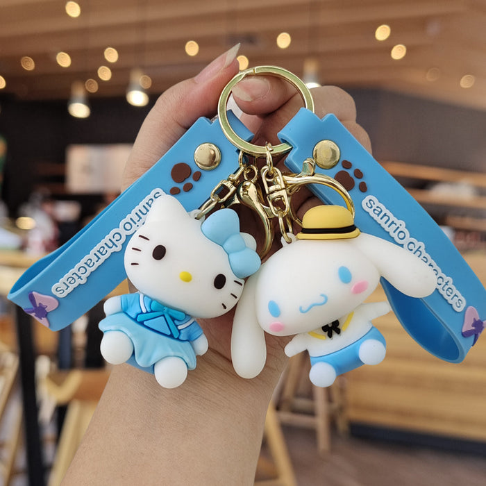 Wholesale Cartoon Silicone Doll Keychain JDC-KC-ZhuoRan034