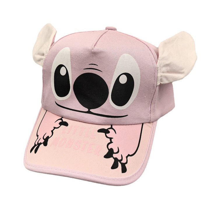Wholesale Children's baseball cap anime cartoon cute ear duckbill cap children's sun hat