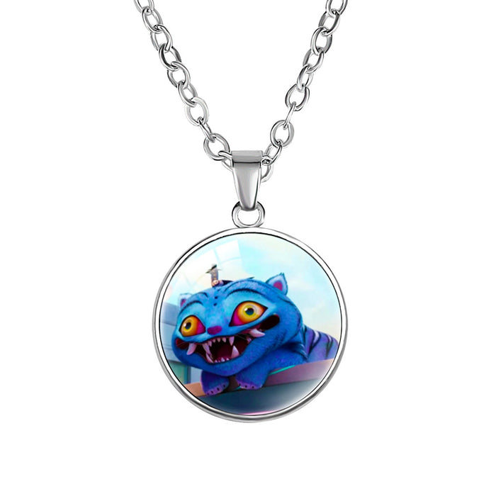 Wholesale KPOP Anime Crystal Pendant choker necklace