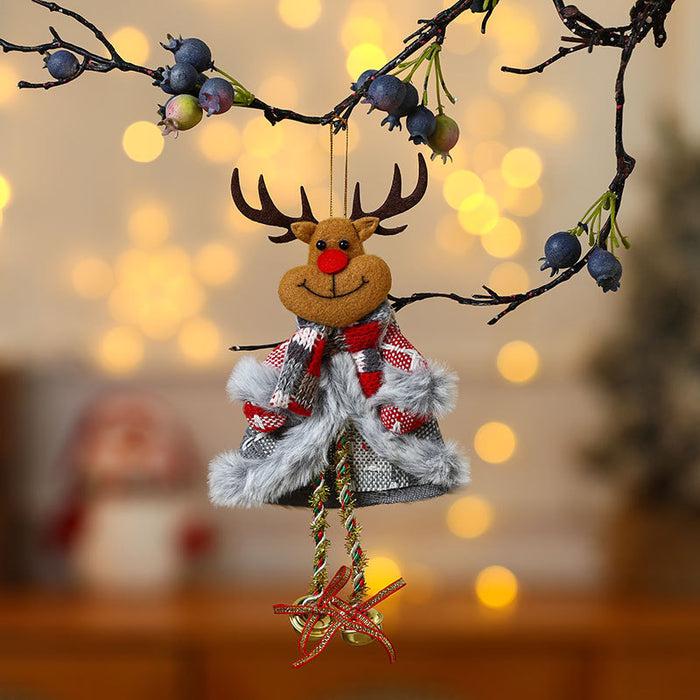 Wholesale Christmas Decoration Products Small Pendant for the Elderly Christmas Tree Accessories Fabric Small Pendant Gifts