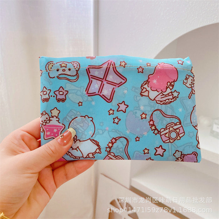 Wholesale Cute Large Capacity Eco-bag  Supermarket Shopping Bag Lightweight Cloth Bag Shoulder Bag