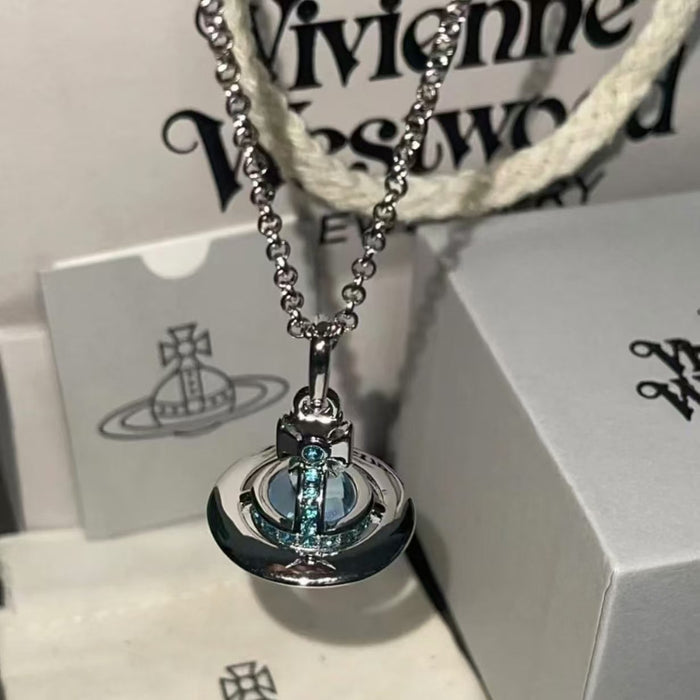 Wholesale Three dimensional star necklace Saturn niche fashion versatile collarbone chain