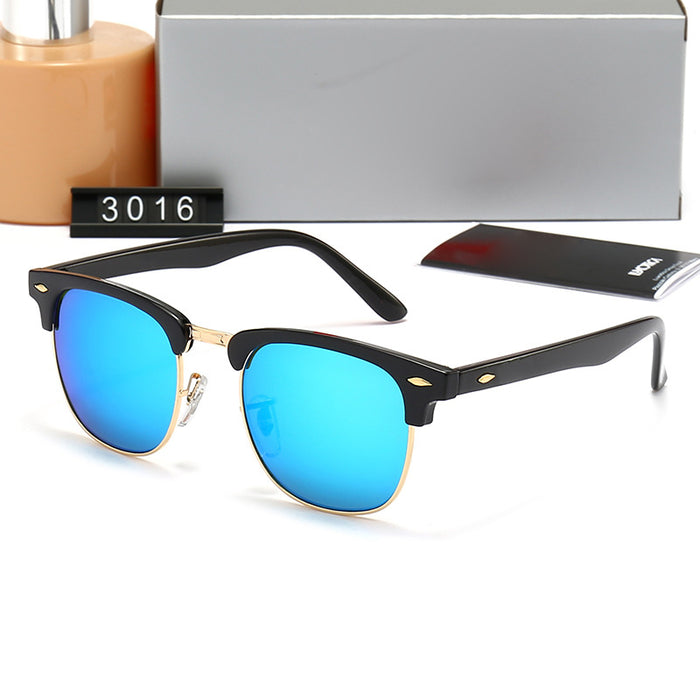 Wholesale New Glass Sunglasses Fashion Trend Casual Sunglasses Vacation Casual Sunglasses