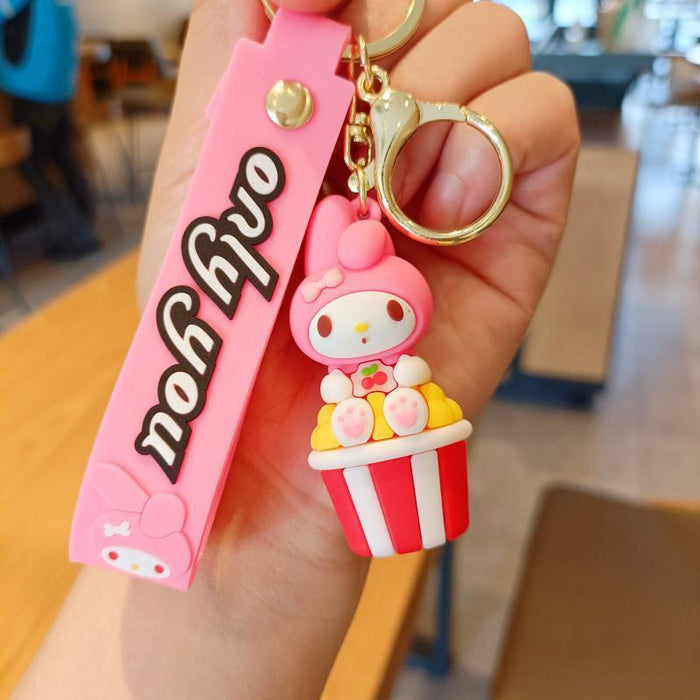 Wholesale Silicone Cartoon Doll Keychain JDC-KC-MingT108