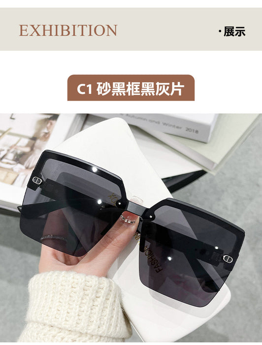 Wholesale Half-frame Cut-edge UV-resistant PC Sunglasses JDC-SG-Bofeng018