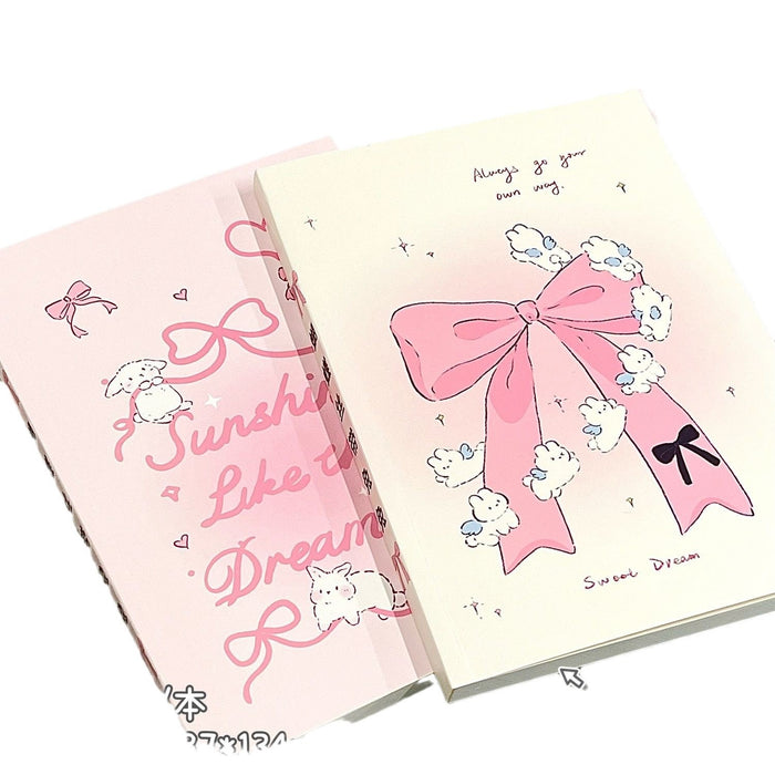 Wholesale A5 Blank Paper Notebook with Butterfly & Rabbit Design Cute Cartoon