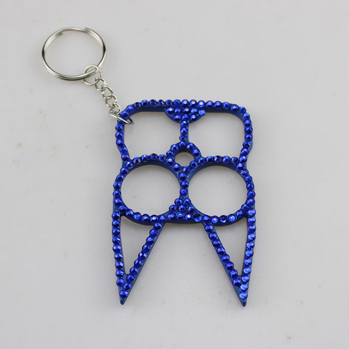 Wholesale Diamond-encrusted Alloy Multi-functional Keychains JDC-KC-TMS002