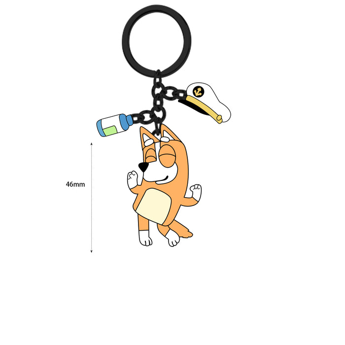 Wholesale Cartoon Puppy Metal Keychain JDC-KC-BuYu001