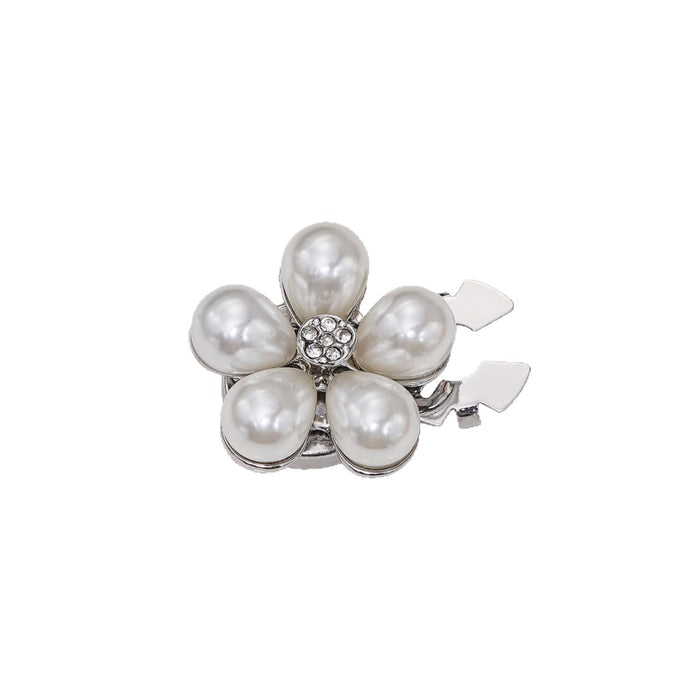 Wholesale Pearl Flower Metal Button Decoration