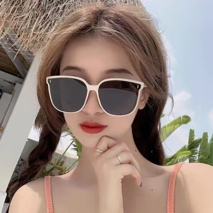 Wholesale sunglasses women's high-end fashion large frame net red same style sunglasses