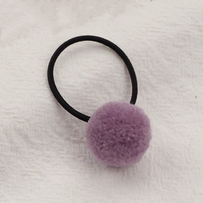 Wholesale Children's Cute Hair Ball Hair Ring Small Rubber Band JDC-HS-Zhenr003