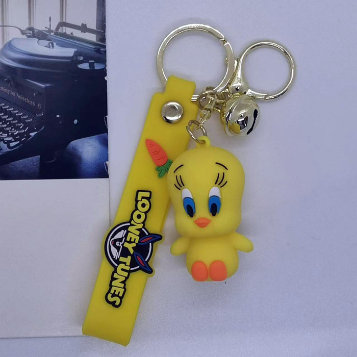 Wholesale Cartoon doll rabbit brother Duck Key Chain pendant bag car key chain accessories gift