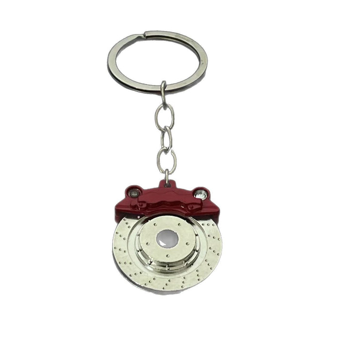 Wholesale Brake Disc Wheel Metal Keychain Car Brake Waist Hanging Key Ring Chain Pendant