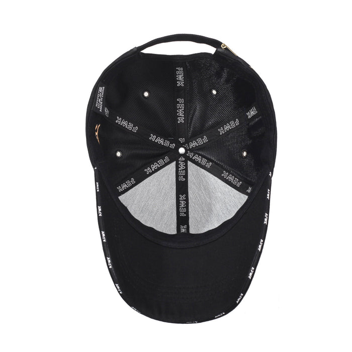 Wholesale Copper embroidered baseball cap, hardtop metal vent, sun shading and sun protection duckbill cap