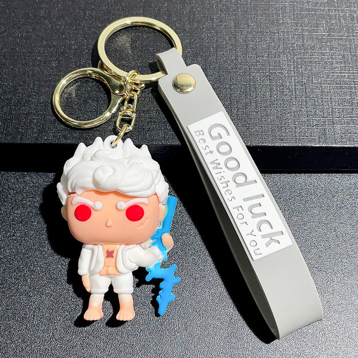 Wholesale Cartoon Silicone Doll Keychain JDC-KC-QiChao047