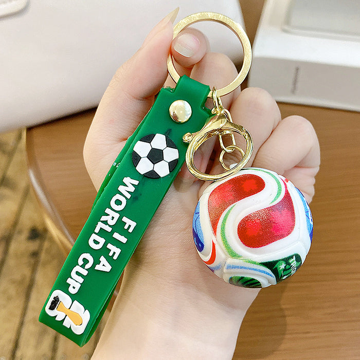 Wholesale World Cup Football Keychain Pendant