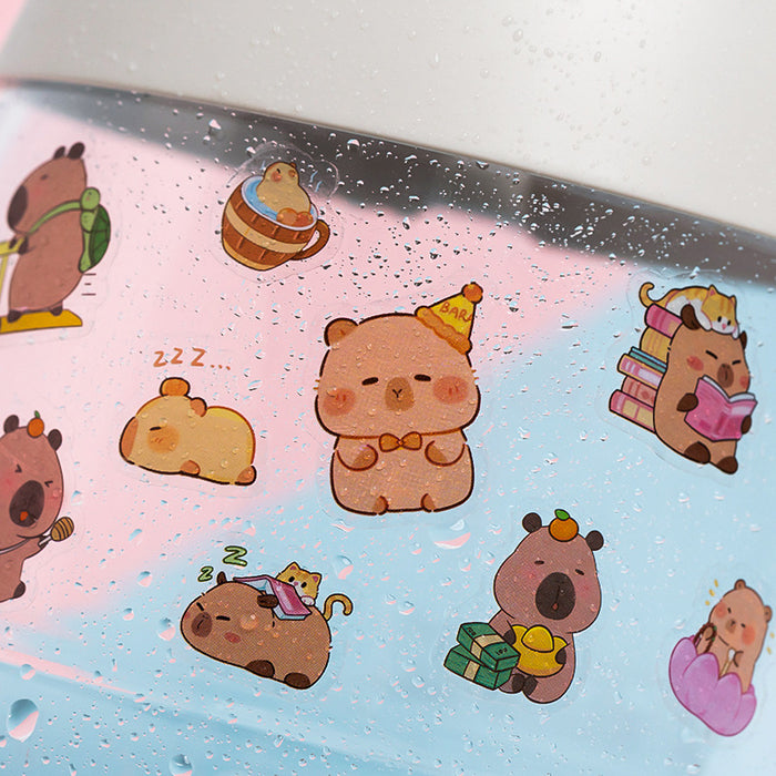 Wholesale Cartoon cute daily necessities stickers for children and girls creative notebook decoration material stickers