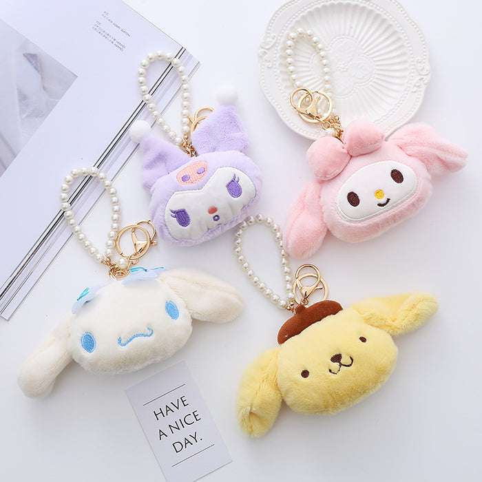 Wholesale Plush Doll Pendant Bag Keychain Pearl