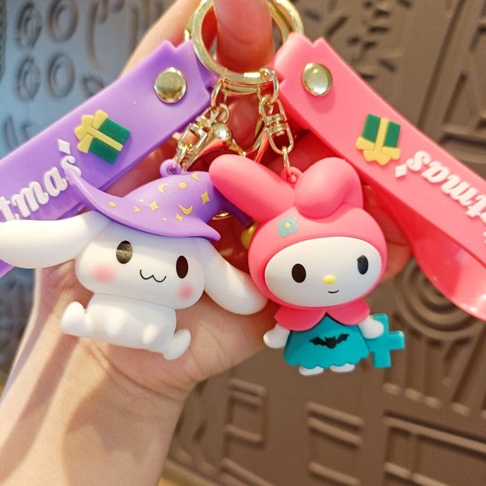 Wholesale Cute 3D Doll Silicone Keychain JDC-KC-MingT141