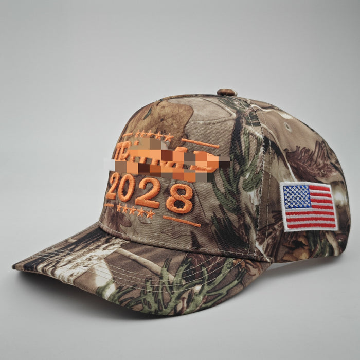 Wholesale Embroidered baseball five piece hardtop colored camouflage sunshade baseball cap