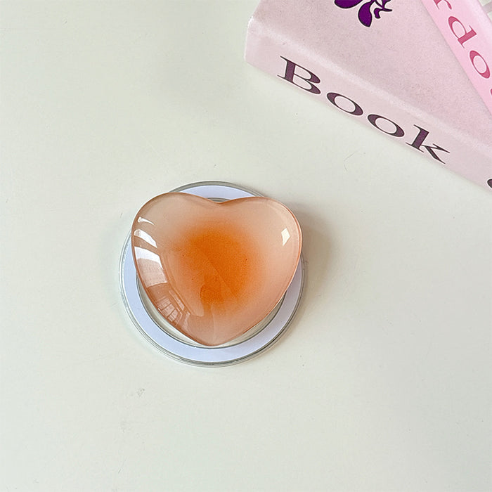 Wholesale Glass Heart-Shaped Phone Airbag Stand