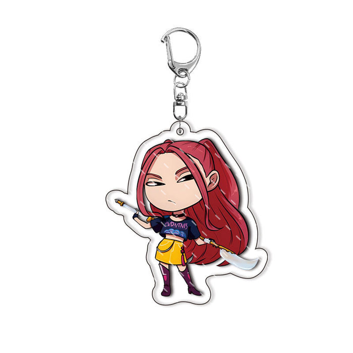 Wholesale Kpop Anime peripheral cute keychain