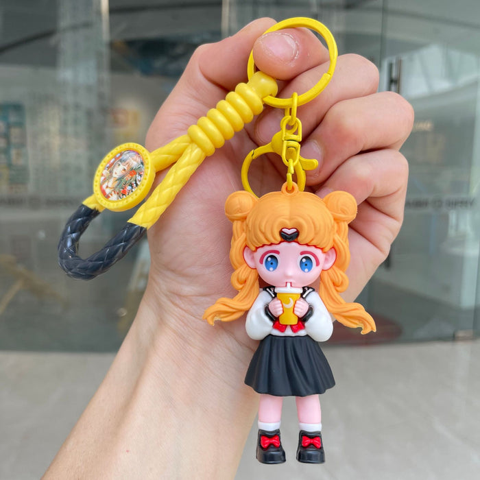 Wholesale Keychain creative backpack pendant car keychain decoration small gift wholesale