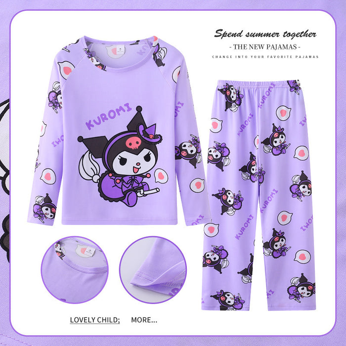 Wholesale Children Milk Silk Cartoon Pajamas (S) JDC-PJ-JiaF001