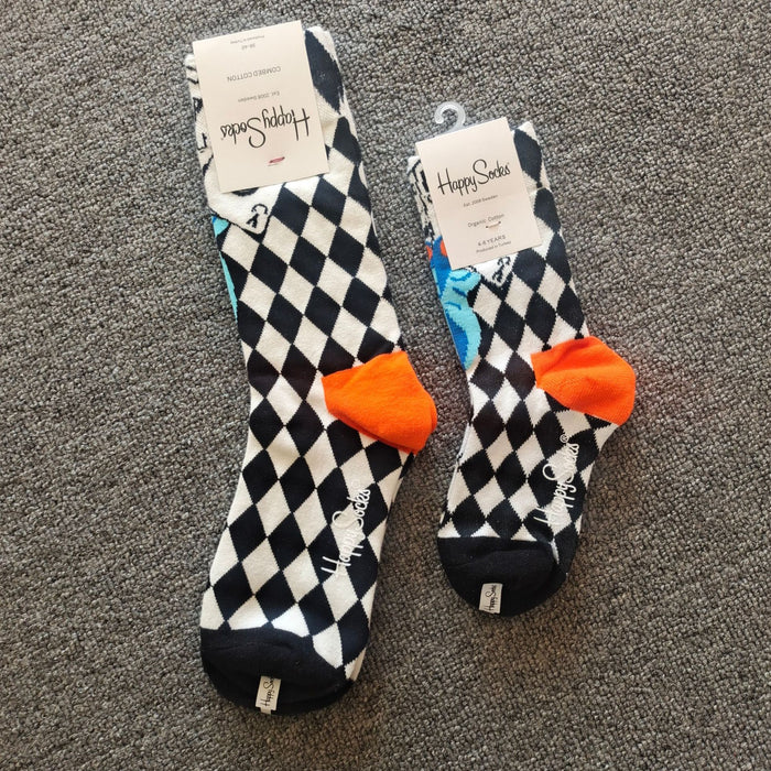 Wholesale Polka Dot Stripes Men's and Women's Mid-length Socks for Kids JDC-SK-Bingao004