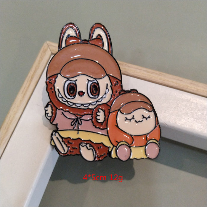Wholesale Brooch Cartoon Metal Enamel Badge Gift Bag Accessories