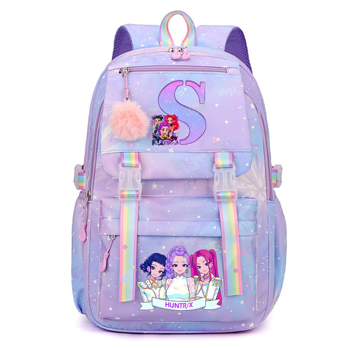 Wholesale KPop letter print large capacity backpack