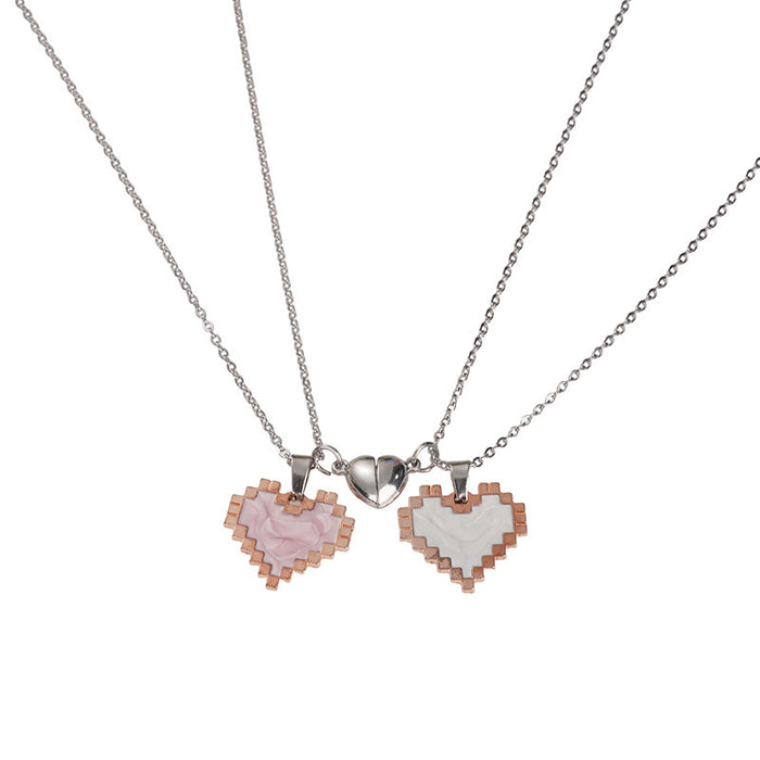 Wholesale Necklace men's and women's magnetic suction fashionable niche versatile pendant