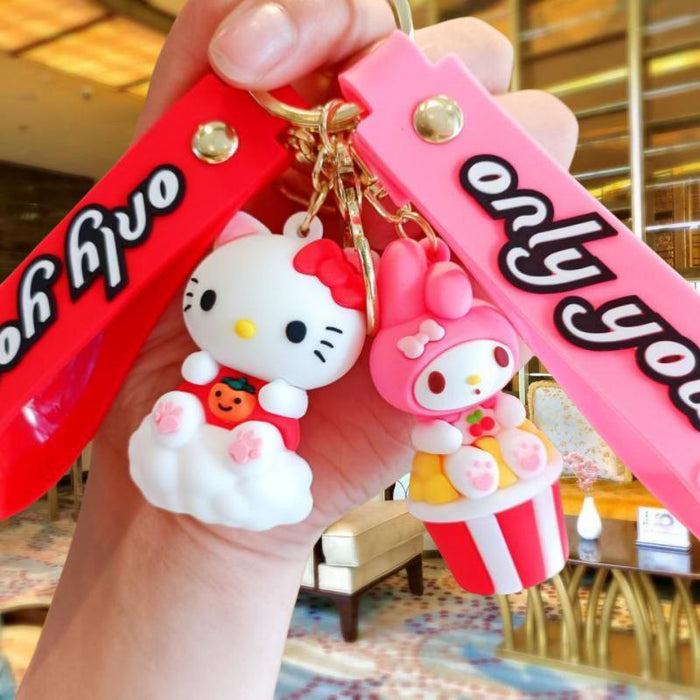 Wholesale Silicone Cartoon Doll Keychain JDC-KC-MingT108