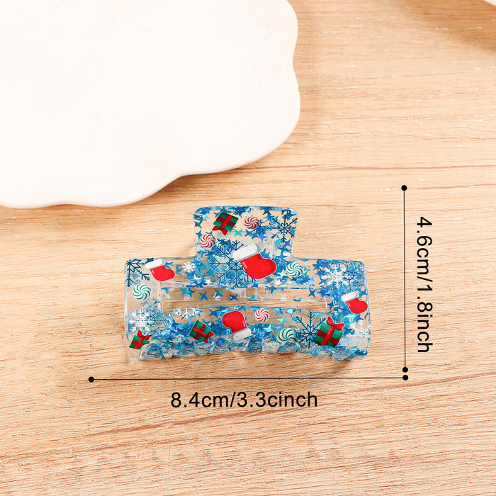 Wholesale Square Christmas themed ornament clip