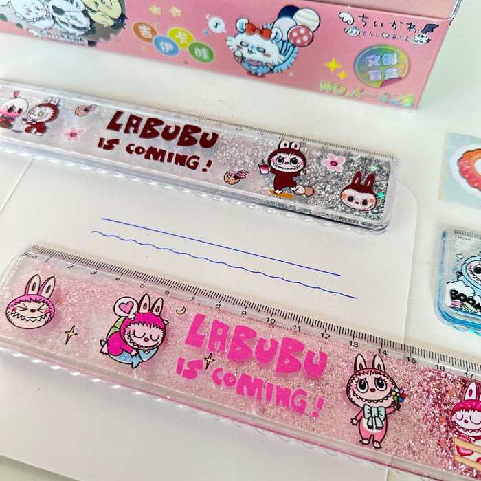 Wholesale Cute Cartoon Quicksand Student Ruler Set