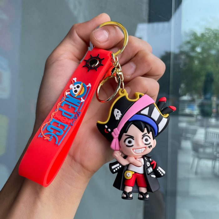 Wholesale Cross border keychain cartoon doll anime keychain bag pendant couple small gift wholesale