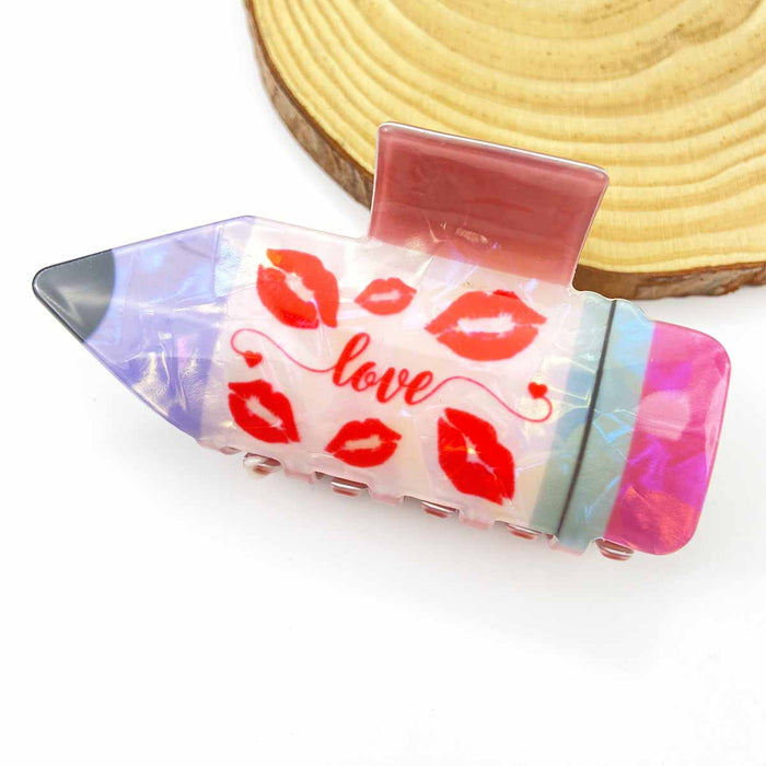 Wholesale Pencil Color Puzzle Hair Clip