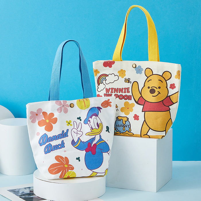 Wholesale Canvas Bag PortableLunch Bag Cartoon Students Office Workers Bring Food Picnic Lunch Bag JDC-HB-YiSheng001