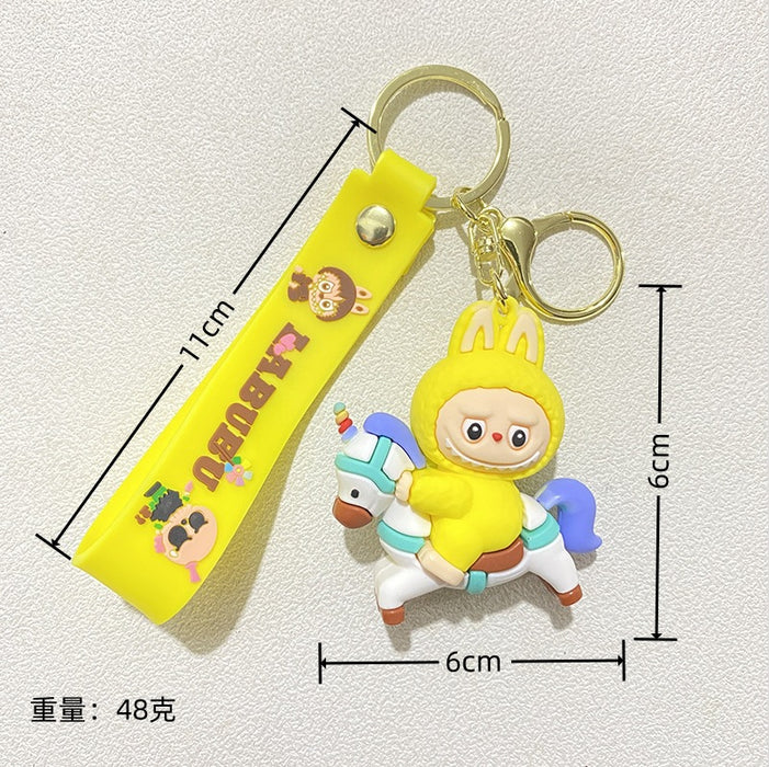Wholesale Cartoon Sheep Keychain Unicorn Stereo Silicone Doll Gift Car Bag Pendant