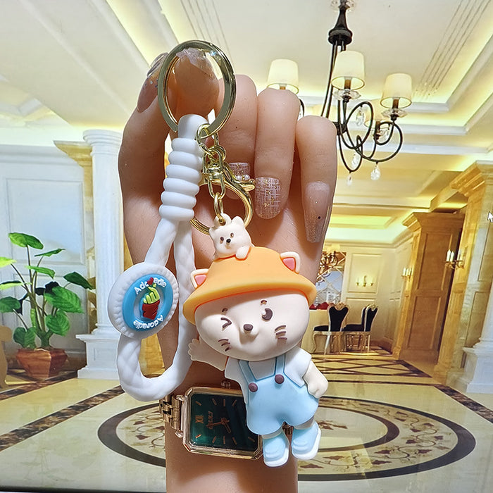 Wholesale New Cute Keychain Anime Creative Cute Doll Pendant Car Ornament Keychain