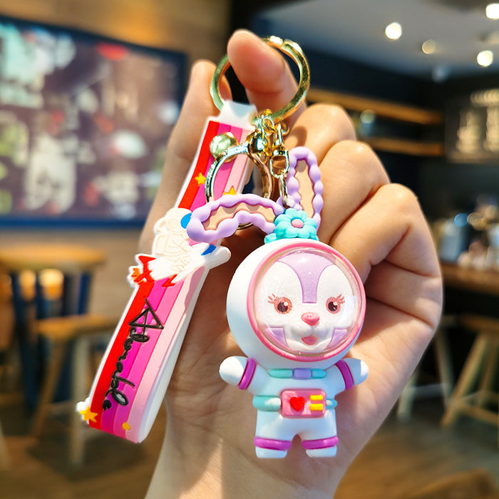 Wholesale Silicone Cartoon Doll Keychain JDC-KC-Tingm154